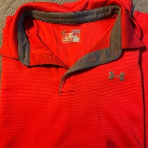 Xl men’s red under armor polo